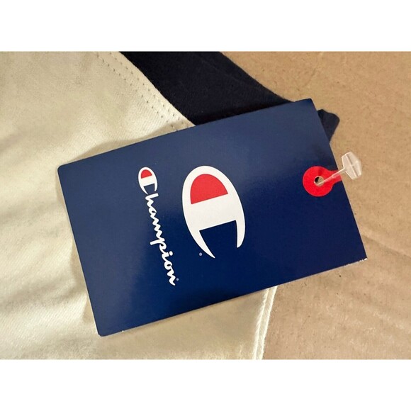 NWT Champion Mens Xl Ringer T-shirt Rec Club Intramural Sports Graphic Cream - Picture 6 of 8